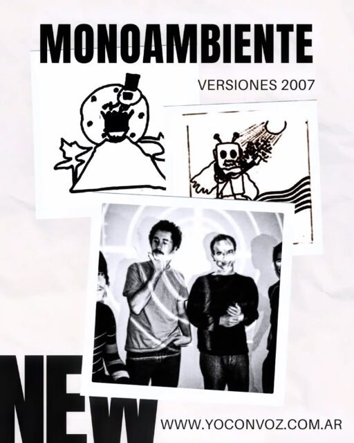 ​YoConVoz Discos relanza un material de culto: Monoambiente presenta el simple de "La Am en la Efeméride Rural" con colaboración de la artista plástica Carla Grunauer
 YoConVoz Discos celebra la continuidad de su catálogo y el rescate de piezas clave de la música alternativa argentina, anunciando el lanzamiento del simple digital de Monoambiente, extraído de su aclamado álbum de 2007, La Am en la Efeméride Rural. Este lanzamiento pone en valor tres temas fundamentales que encapsulan la esencia pop experimental, nostálgica y surrealista de la banda.
​El simple se compone de las canciones:
​"Desorbitada Amor"
​"La Am en la Efeméride Rural"
​"El Bicho"
​Una de las joyas de este simple es "El Bicho", que cuenta con una colaboración especial con la destacada artista plástica tucumana Carla Grunauer. Esta sinergia artística subraya la visión multidisciplinaria de YoConVoz y Monoambiente, fusionando la experimentación sonora con la propuesta visual de una creadora reconocida en el circuito del arte contemporáneo, cuya obra se caracteriza por su exploración de figuraciones primitivas y metafísicas.
​La Am en la Efeméride Rural fue un disco seminal lanzado originalmente en 2007, que marcó el fin de una etapa para Monoambiente como banda y el inicio de su transformación en un proyecto personal liderado por Juan Cruz Palacio. El relanzamiento de este simple permite a una nueva audiencia descubrir o redescubrir la atmósfera única de estas grabaciones, que mezclan el indie, el pop y la electrónica con un enfoque vanguardista.
​"Estas canciones son un testimonio de una época de intensa exploración sonora y de la búsqueda constante de nuevas texturas poéticas. La colaboración con Carla Grunauer en 'El Bicho' añade una capa de significado artístico que trasciende lo meramente musical, uniendo dos universos creativos potentes", comentó
​El simple ya se encuentra disponible en las principales plataformas de streaming a través de YoConVoz Discos.
​www.yoconvoz.com.ar